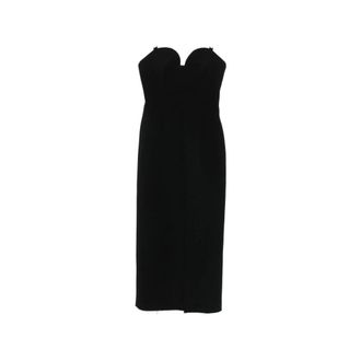 Givenchy Midi Dresses, female, Black, M, Sweetheart Neckline Dress