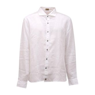 Sonrisa Casual Shirts, male, White, 4XL, Linen Shirt Ls122 I3144 B437