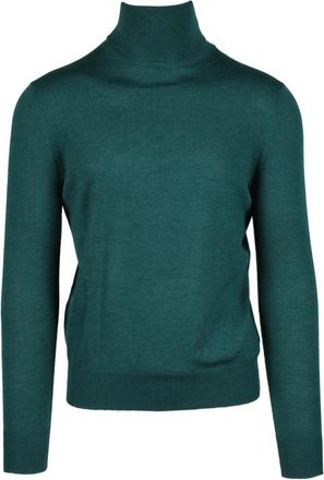 Ballantyne Maglia - Heren - Coltruien - Groen - M - Wol - Truien & Vesten