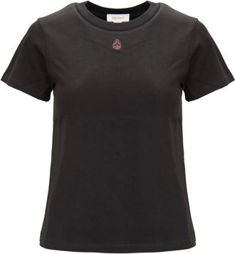 Alexander McQueen Alexander McQueen, T-Shirts, female, Black, Size: S Crew Neck T-shirt