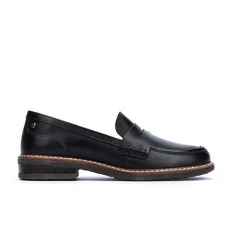Pikolinos Aldaya Loafer - Dames - Loafers - Zwart - 35 EU - Leer - Schoenen