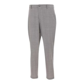 HUGO BOSS Broeken, Heren, Grijs, XL, Wol, Lana Vergine Broek