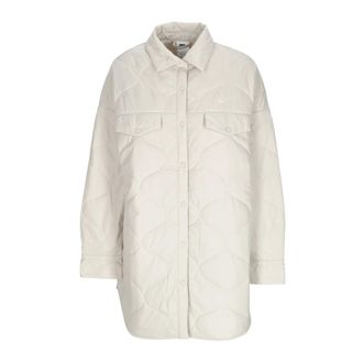 Nike Dames, Jassen, Wit, Maat: S Poliester