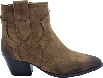 Ash Laarzen met hak - Dames - Schoenen - Bruin - Maat: 40 EU Leer