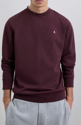 Scalpers Fade Contrast Sweater in Burgundy at Nordstrom, Size Xx-Large Eu