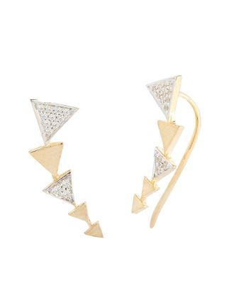 I.Reiss Company 14K 0.15 Ct. Tw. Diamond Climber Earrings