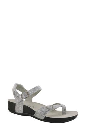 SAS Pampa Wedge Sandal in Plata at Nordstrom, Size 10.5