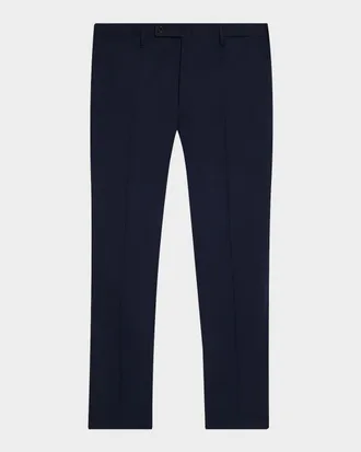 Incotex Men & apos;s Slim-Fit Tropical Wool Trousers