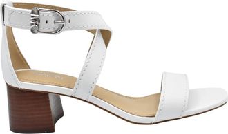 Michael Kors Witte Veterschoenen - Dames - Sandalen met hakken - Wit - 40 EU - Schoenen