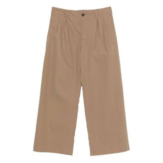 Our Legacy Straight Trousers, male, Brown, L, Khaki Cotton Bridge Chino Trousers