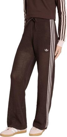 adidas Originals Firebird Open Knit Track Pants in Aurora Coffee// at Nordstrom, Size Xx-Small