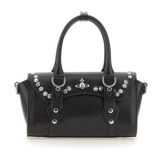 Vivienne Westwood Tassen, Dames, Zwart, ONE Size, Leer, Bettina Mini