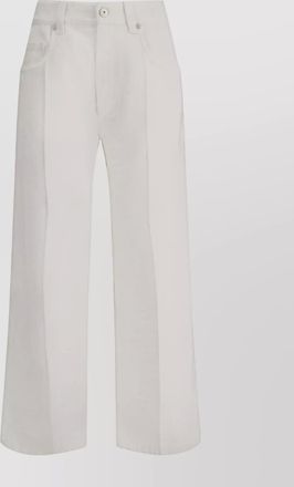 Brunello Cucinelli straight leg wide silhouette jeans