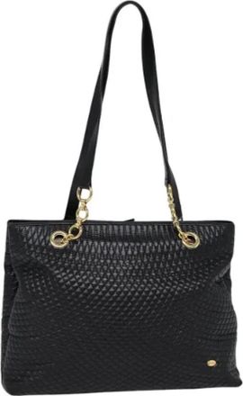 Bally Pre-owned Leather totes - Dames - Vintage Shopper - Zwart - ONE Size - Leer - Vintage