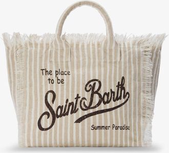 MC2 Saint Barth Vanity linen shoulder bag - MC2 SAINT BARTH - gender_Woman