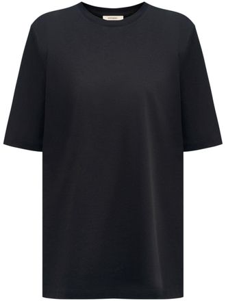 12 Storeez crew-neck cotton T-shirt - Black