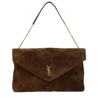 Saint Laurent Donnas Borsa a spalla Cassandre Pelle scamosciata Marrone/Caramello