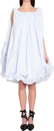 Jacquemus Light Blue Stripes Midi Dress