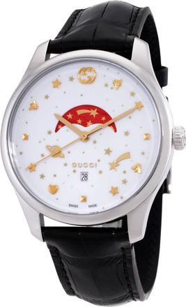 Gucci G-Timeless Large Quartz White Dial Mens Watch YA126325