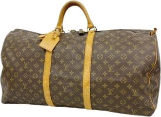 Louis Vuitton Vintage, unisex, Bruin, ONE Size, Pre-owned Weekend Bag