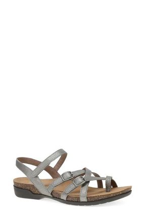 Dansko Roslyn Sandal in Antique Silver Metallic at Nordstrom, Size 10.5-11Us