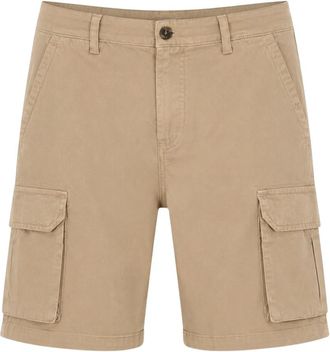 40weft Bermuda Cargo Nick - Heren - Korte Broeken - Beige - L - Katoen - Korte Broeken