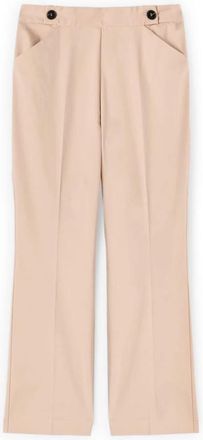 Motivi Kick Flare Broek - Dames - Vrijetijds broeken - Roze - S - Katoen - Broeken