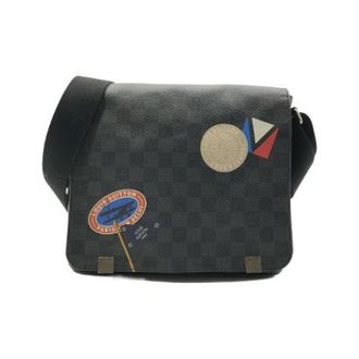 Louis Vuitton Pre-owned Damier Graphite District Shoulder Bag - Dames - Pre-owned - Grijs - Maat: ONE Size