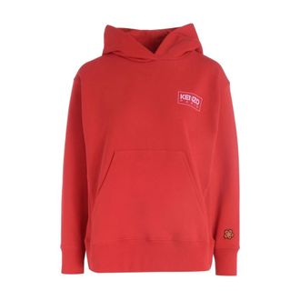 Kenzo Mujer, Sudaderas, Rojo, Talla: L