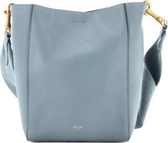 Celine Sangle Seau Bag Calfskin Small shoulder bag - Blauw