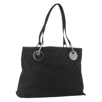 Gucci Pre-owned Tote Bags, female, Black, Size: ONE SIZE Pre-owned Vintage Tote Bag