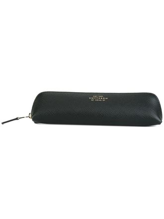 Smythson Panama pencil case - Black
