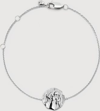 Monica Vinader Sterling Silver Virgo Zodiac Chain Bracelet