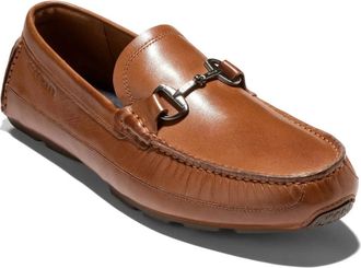 Cole Haan Hutchison Grand Bit Loafers Mens Tan Leather Slip On Hawk2900