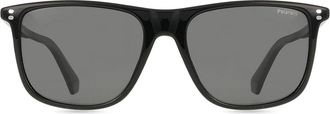 Polaroid PLD 6232/S Polarized 807/M9 Mens Sunglasses Black Size 55