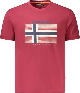 Napapijri Uomo, Top, Rosso, M, new