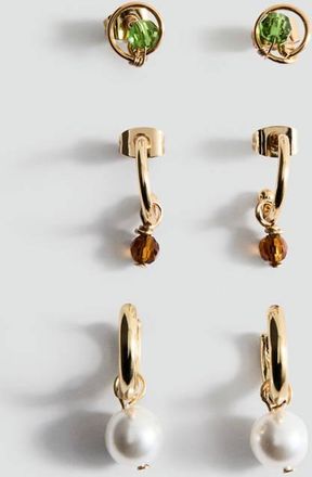 Mango Set orecchini combinati oro - Donna - Taglia unica - MANGO