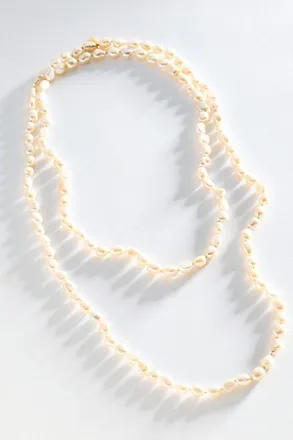 Hermina Athens Vilma Pearl Long Necklace