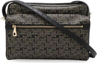 Celine Pre-owned Cross Body Bags, female, Black, Size: ONE SIZE Pre-owned Canvas celine-bags