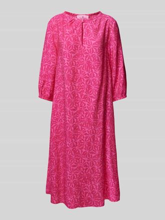 Lieblingsst&uuml;ck Midikleid mit Schl&uuml;sselloch-Ausschnitt Modell Erita in Pink, Gr&ouml;&szlig;e 36