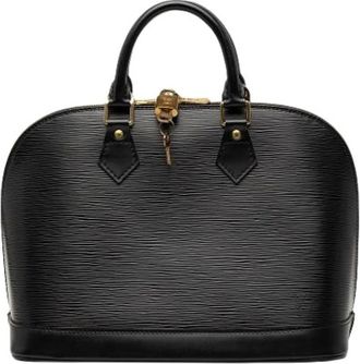Louis Vuitton Pre-owned Handbags, female, Black, Size: ONE SIZE Pre-owned Leather Handbag