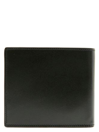 Saint Laurent Logo-Embossed Leather Wallet - Black