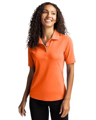 Cutter & Buck Virtue Eco Pique Recycled Womens Polo Shirt