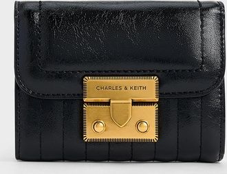 Charles & Keith Donna Crinkle-Effect Wallet
