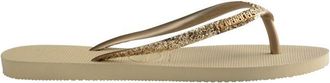 Havaianas Slim Glitter II Sandalen f&uuml;r Damen | beige