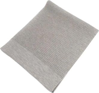 Loewe Pre-owned Scarves, female, Beige, Size: ONE SIZE Pre-owned Cotton Scarf