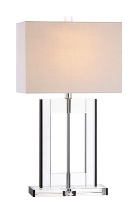 Jonathan Y Designs Parish 26 Crystal LED Table Lamp, Clear/Black at Nordstrom