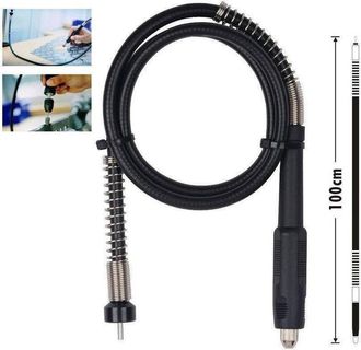 Trade Shop Trade Shop - Extensi&oacute;n Para Mini Taladro Eje Flexible 100 Cm Con Husillo 3,2mm Dremel Cortador
