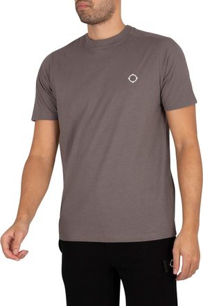 Mastrum Grey Short Sleeve Icon T-Shirt (Colour : Grey Size : Small)