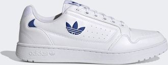 adidas Originals Unisex NY 90 Shoes - White/Blue - Size UK 10.5